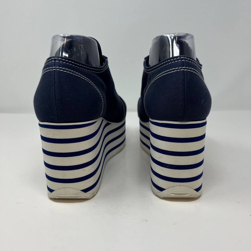 Miu Miu Shoes Women's Size 38.5 Platform Sneakers Authentic Designer Luxury Bold - Picture 8 of 16